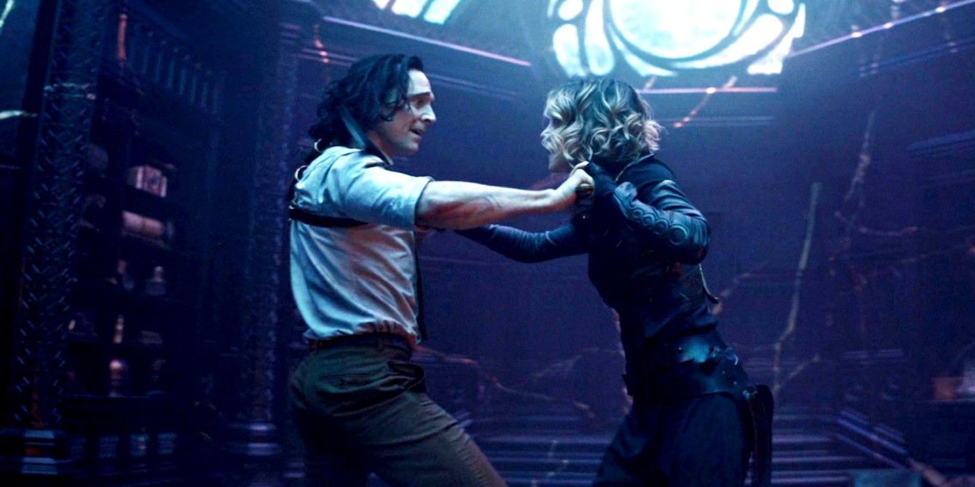 Loki Episode 6 Loki and Sylvie Fighting