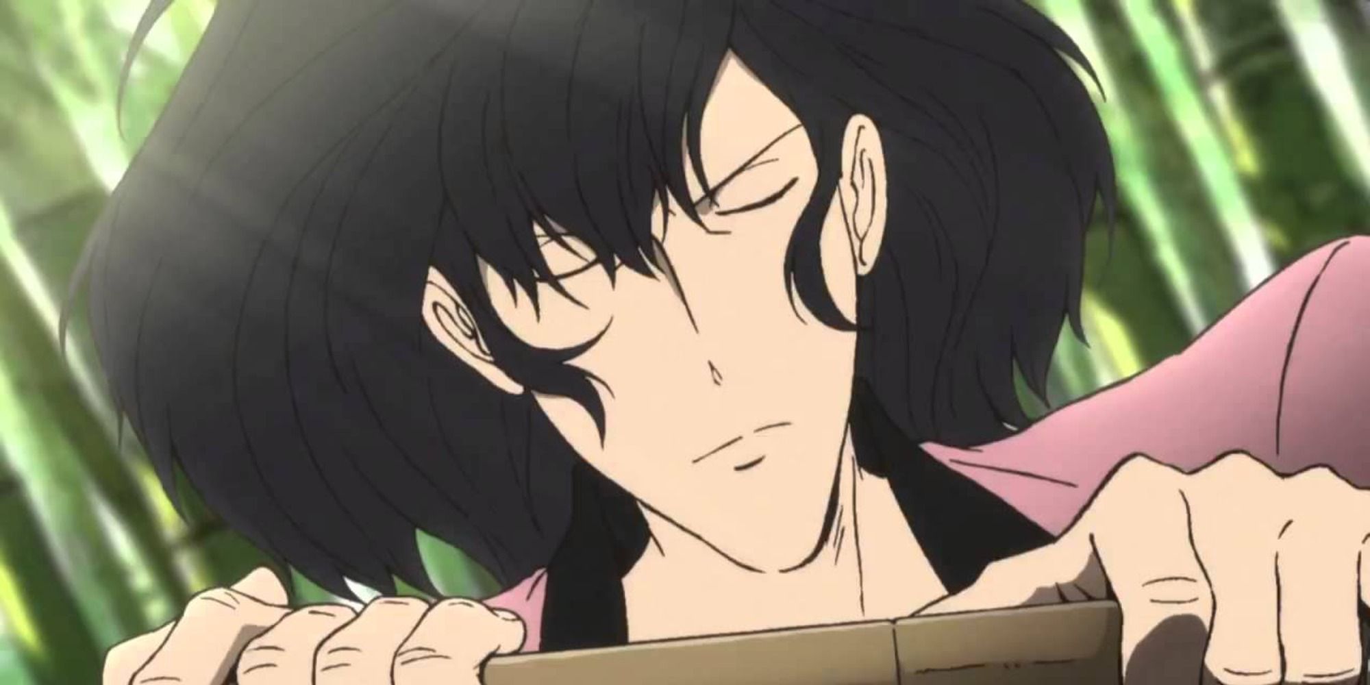 Lupin The Third's Goemon sheathes his sword