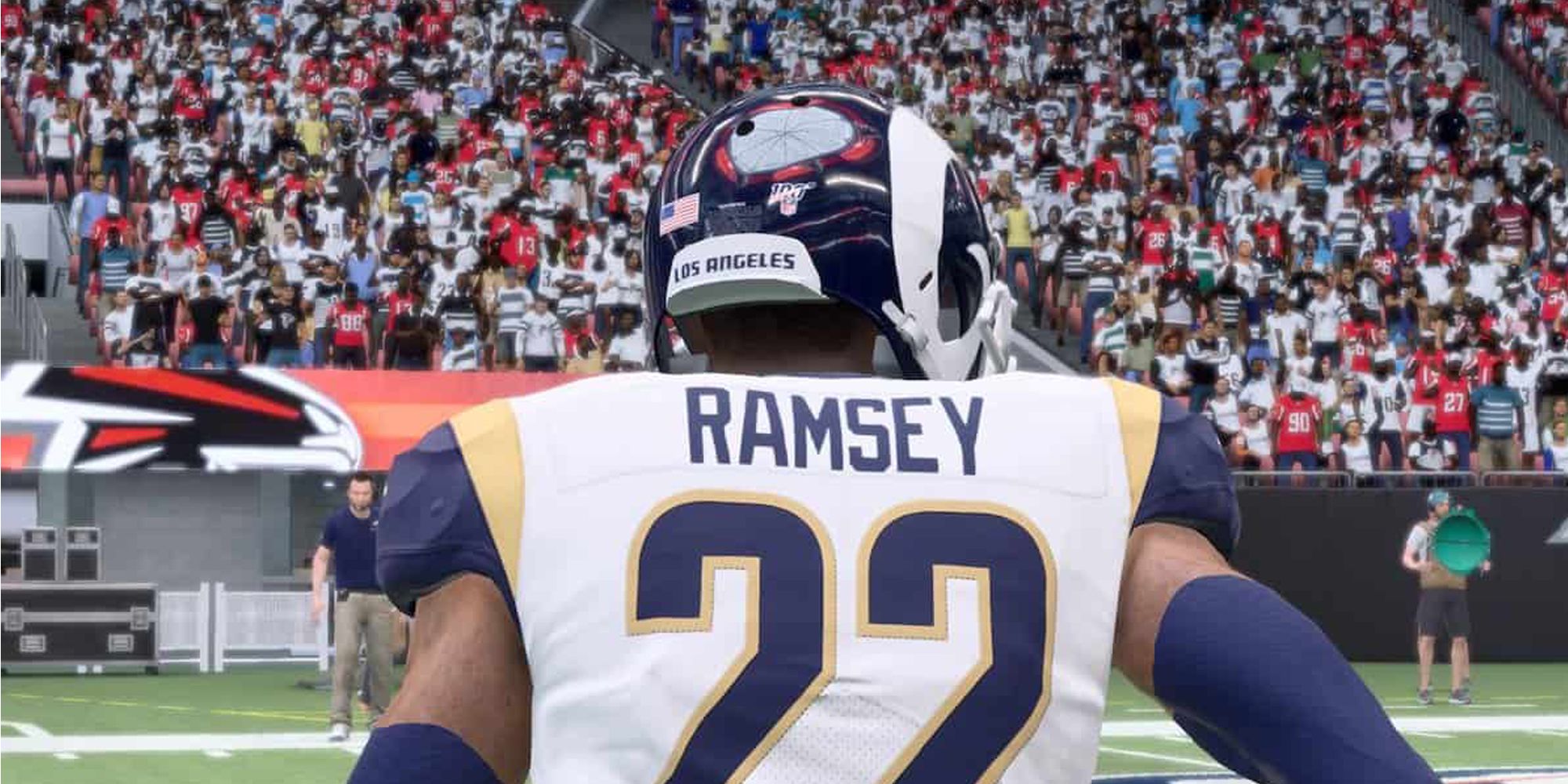The back of Jalen Ramsey's jersey in Madden 22