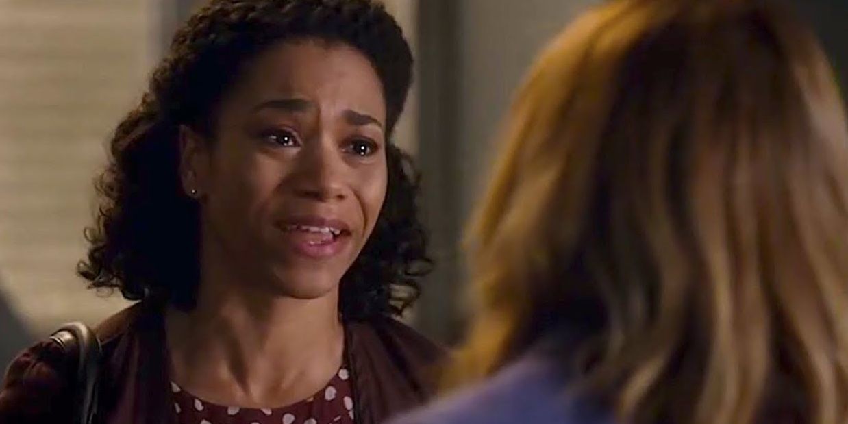 Maggie cries while talking to Meredith in Grey&rsquo;s Anatomy