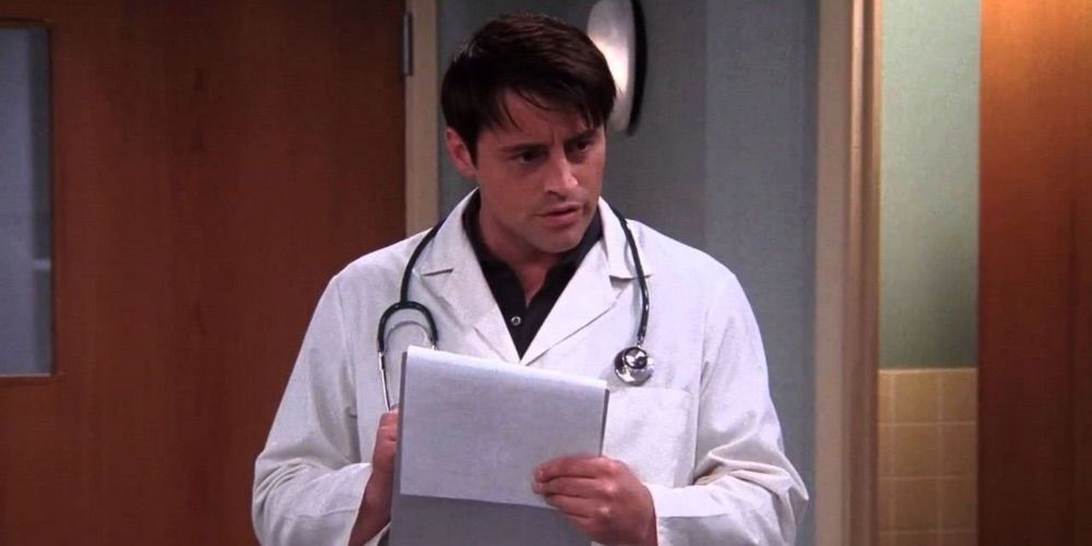 Joey as a doctor on Friends
