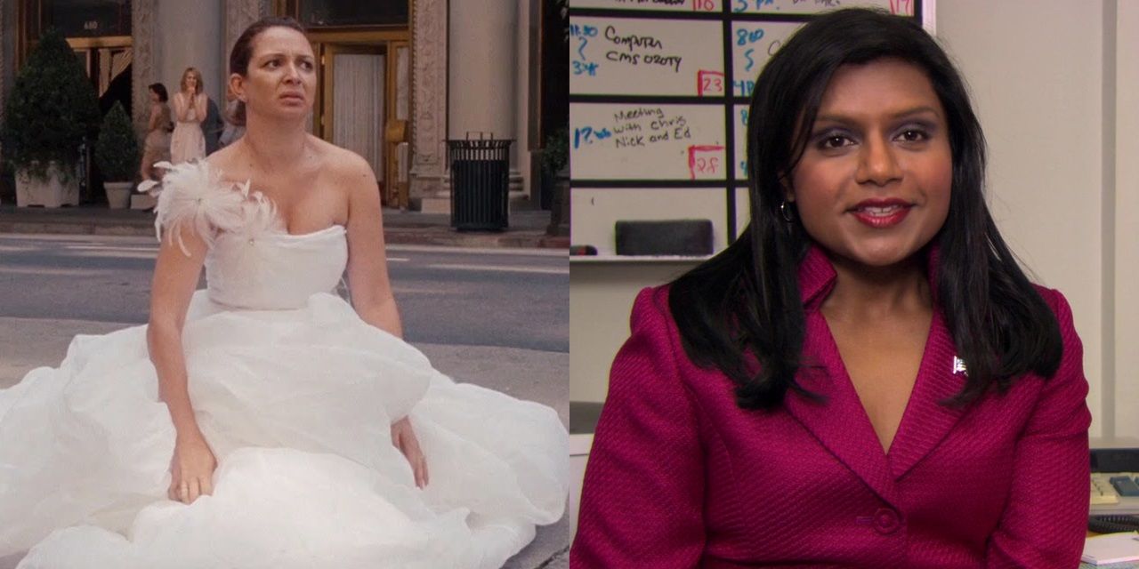 Maya Rudolph in Bridesmaids and Mindy Kaling in The Office