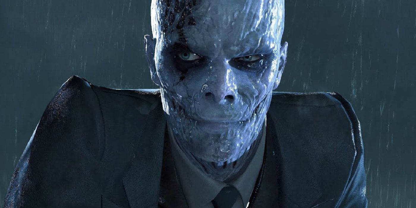 A portrait of Skull Face, a villain from Metal Gear Solid V