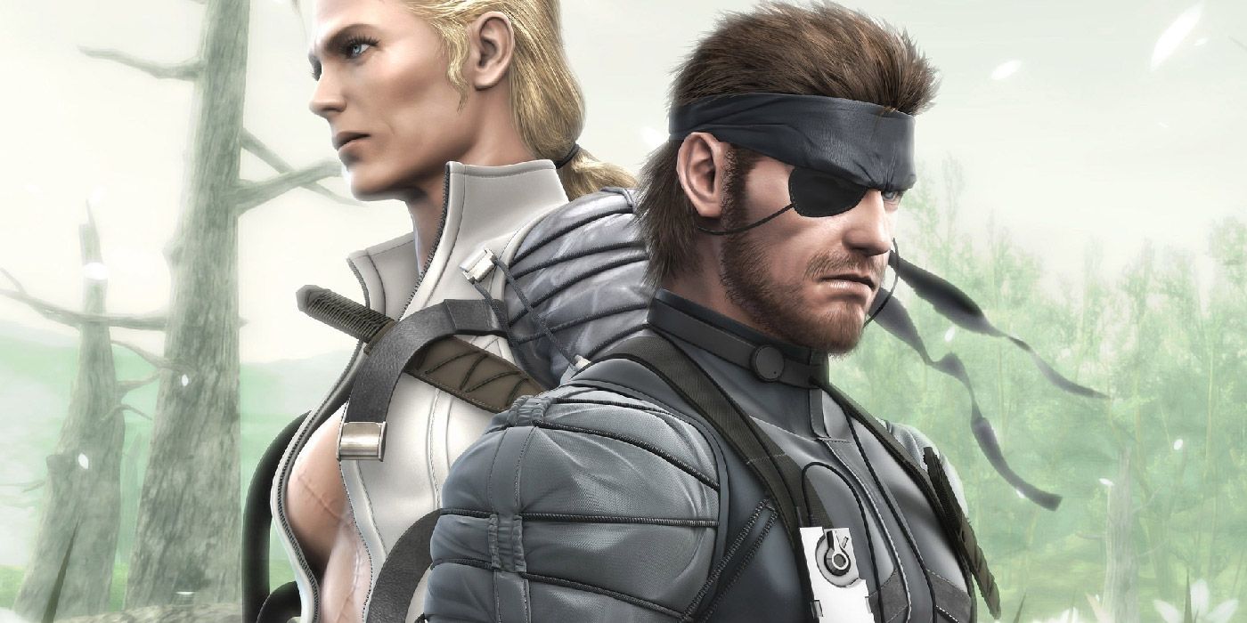A shot of The Boss and Naked Snake from Metal Gear Solid 3: Snake Eater