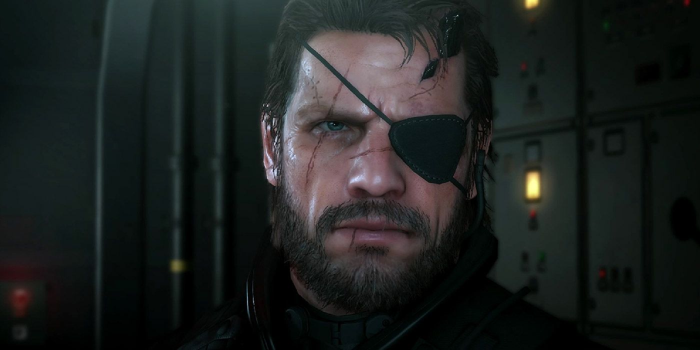 Venom Snake looking rugged in Metal Gear SOlid