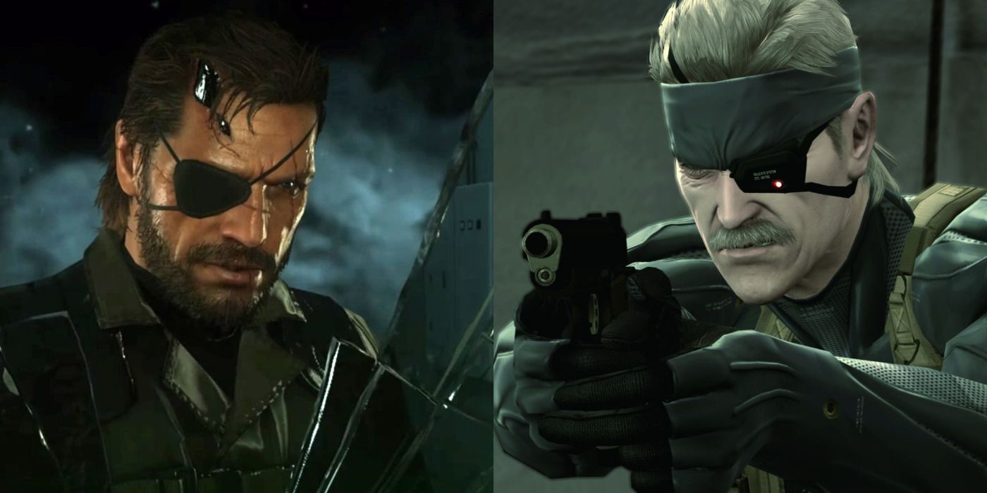 Feature image showing Venom Snake and Old Snake.