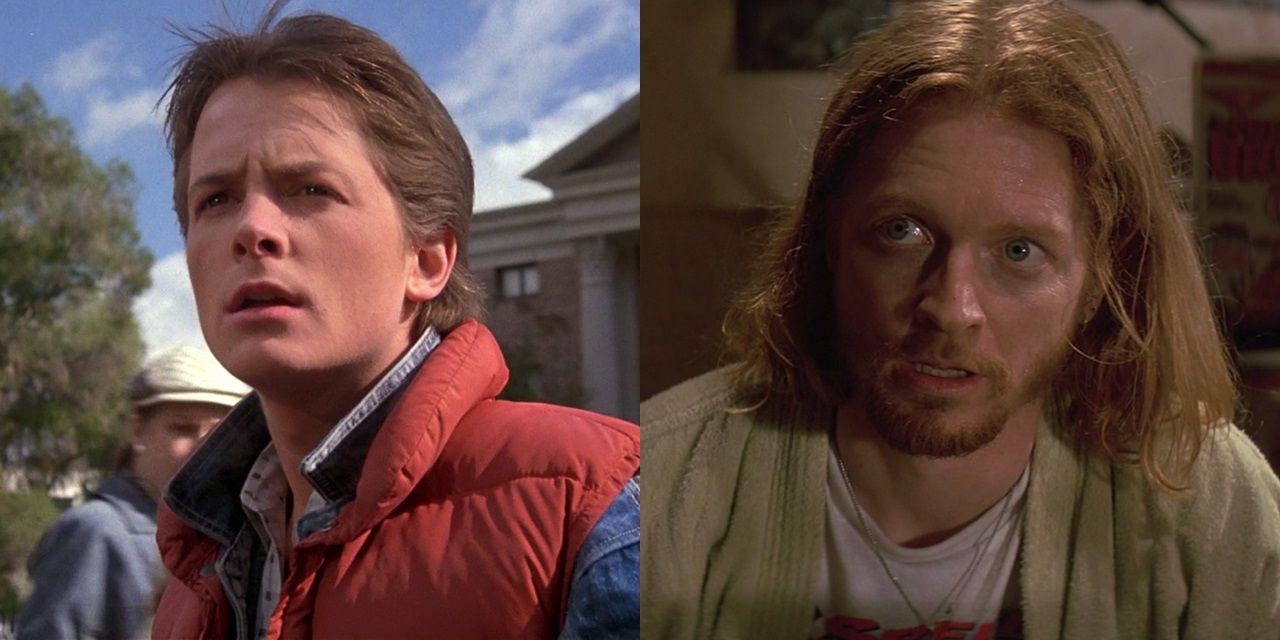 Michael J Fox in Back to the Future and Eric Stoltz in Pulp Fiction