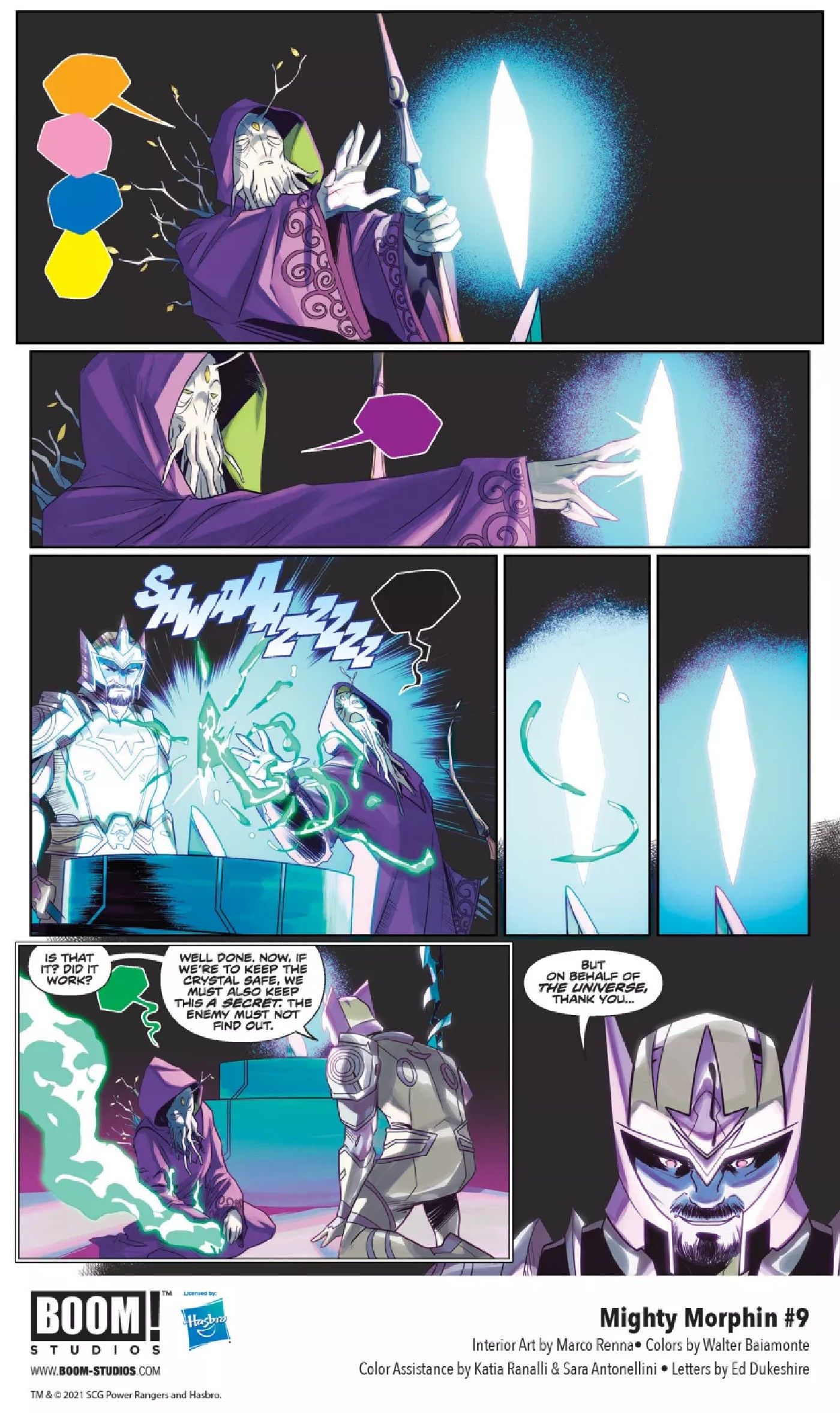 Mighty morphin 9 preview page 5