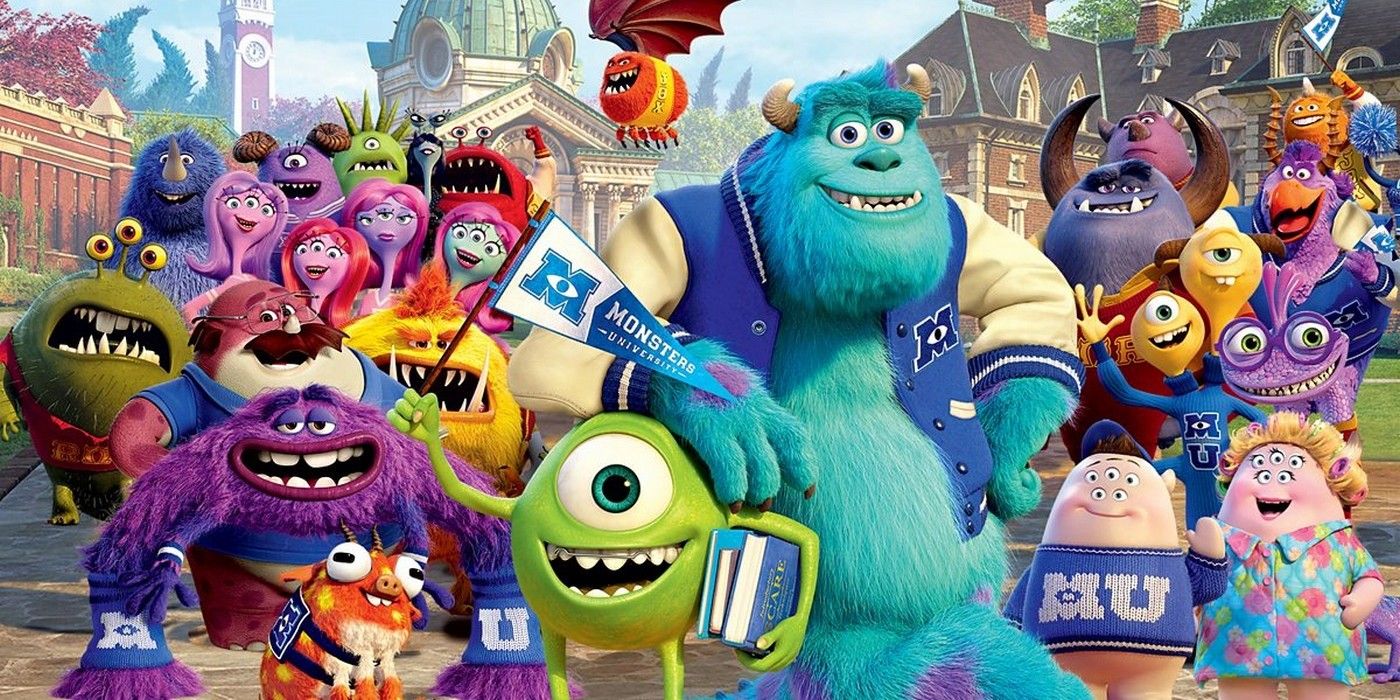 Monsters University cast posing together