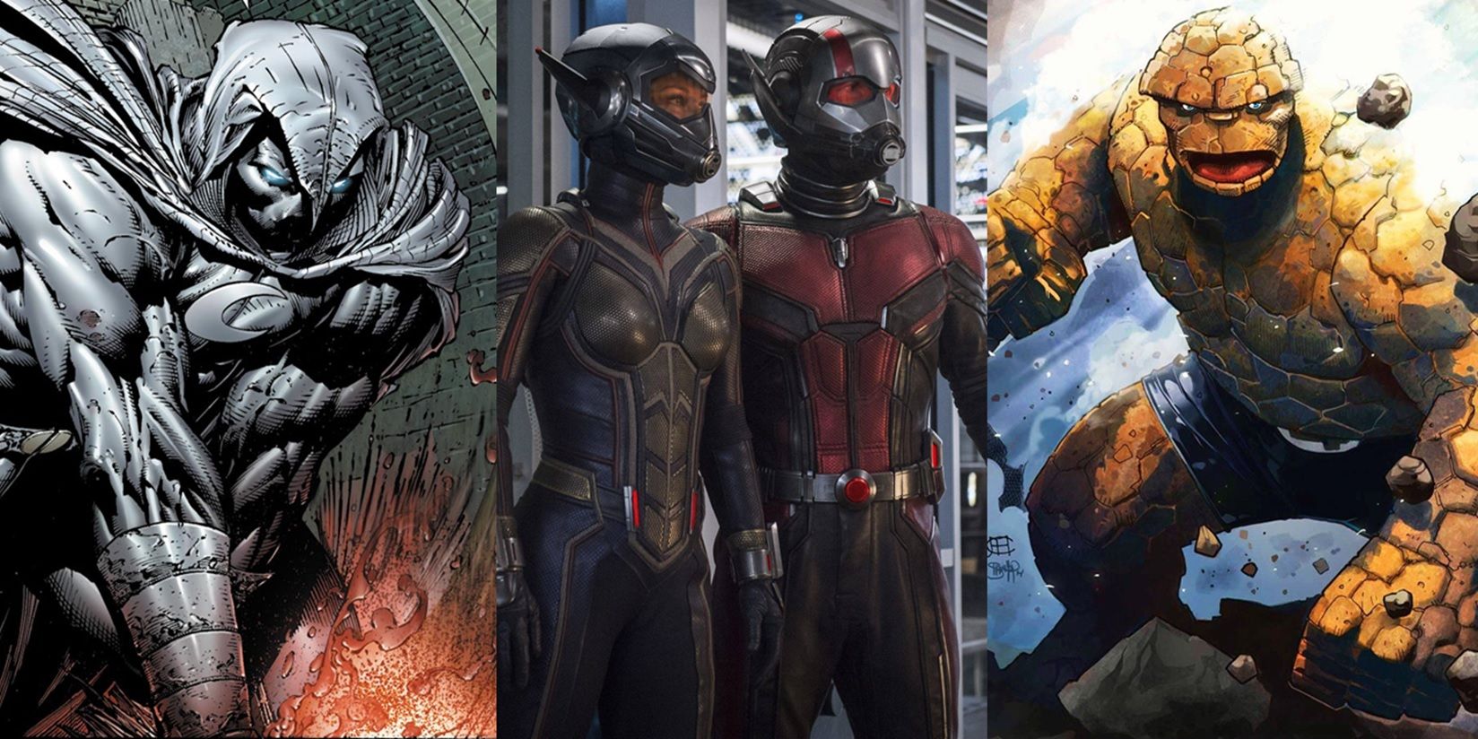 Moon Knight, Ant-Man, the Wasp, and the Thing