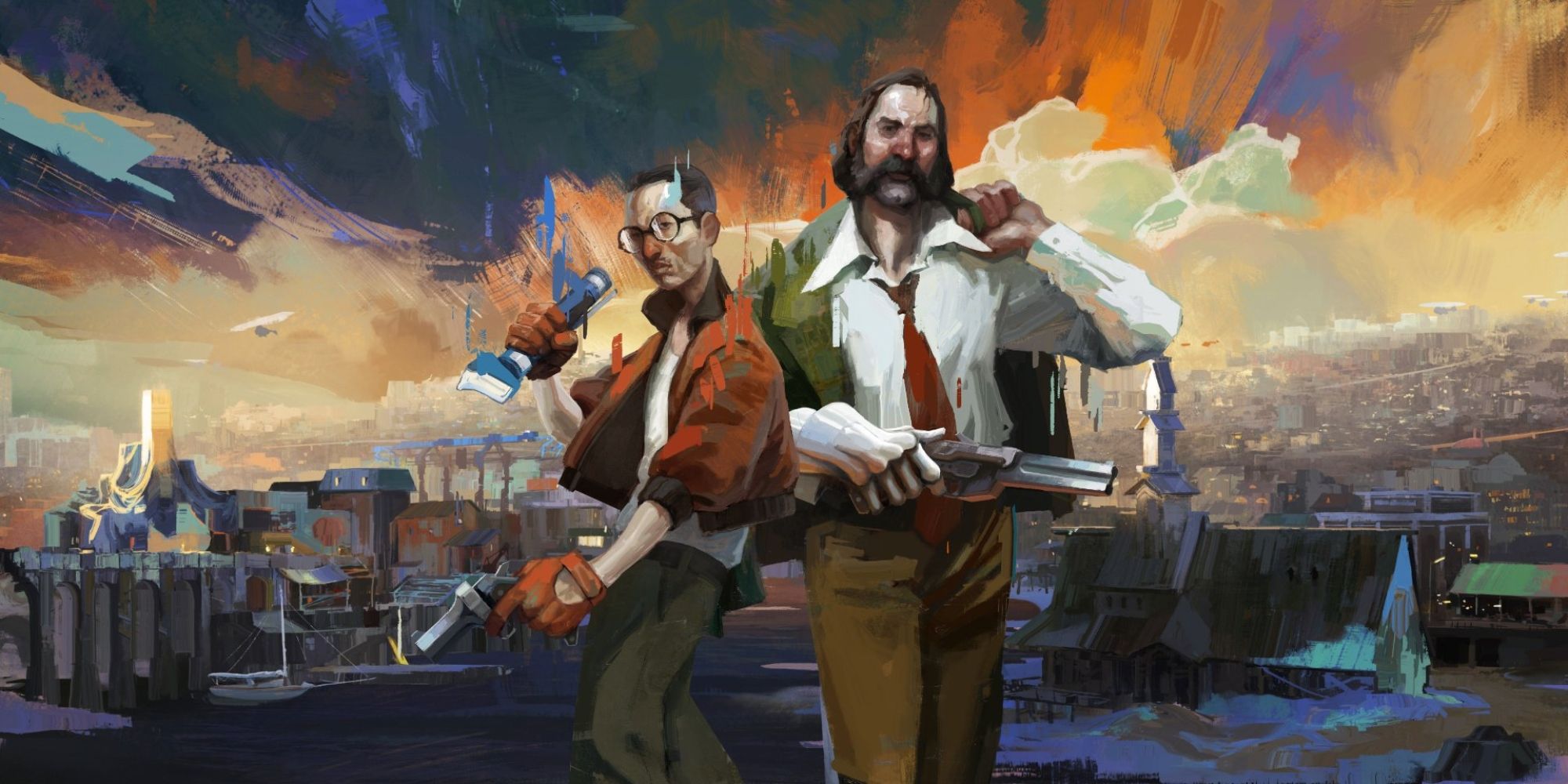 A scene from Disco Elysium