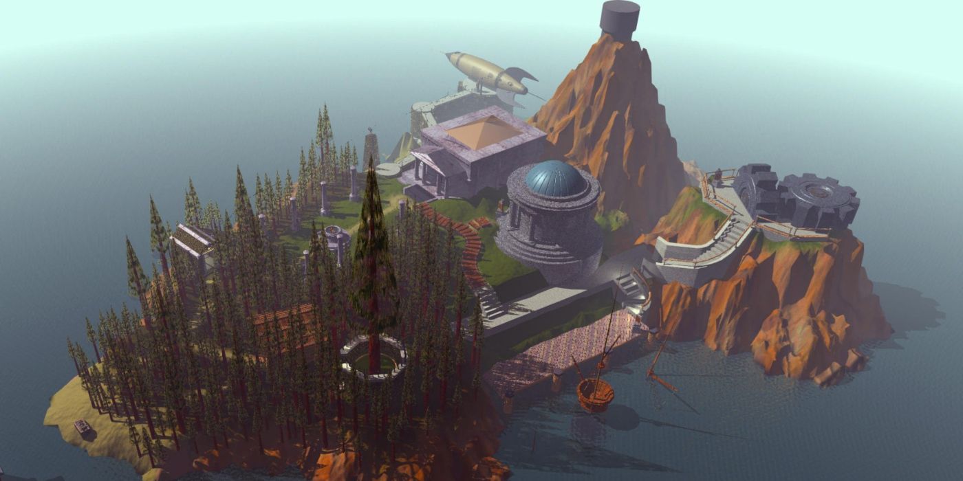 Myst Game Map 3D