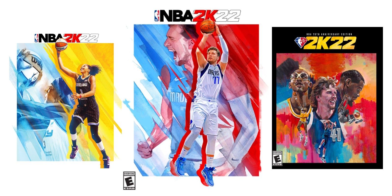 NBA 2k22 covers