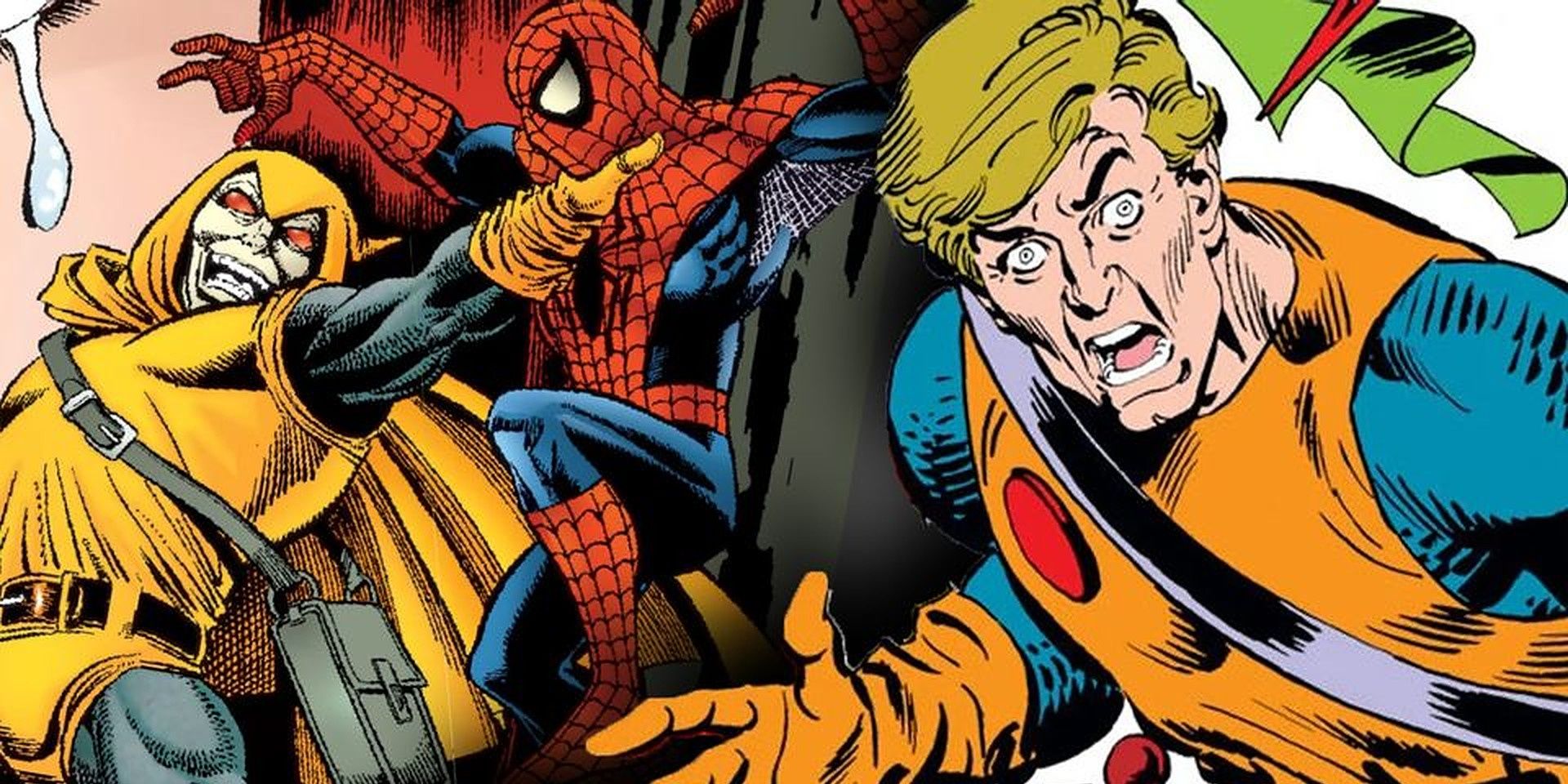 Ned Leeds fights Spider-Man as Hobgoblin in the comics