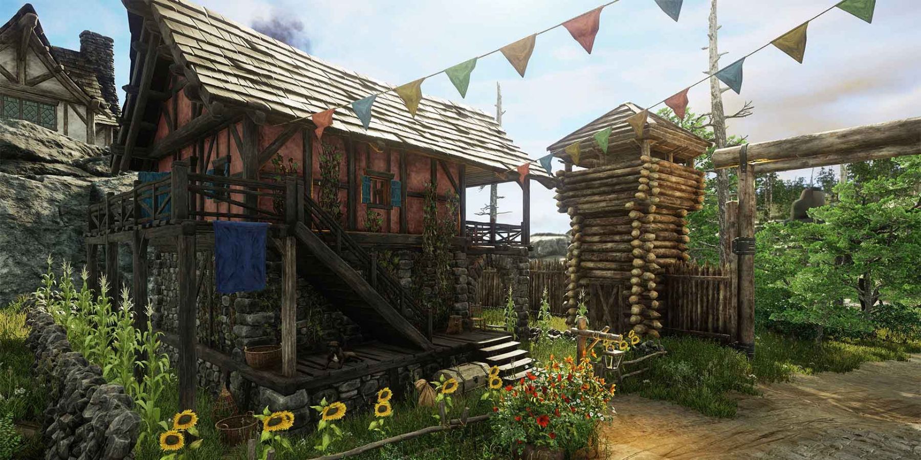 One of the purchasable houses in New World
