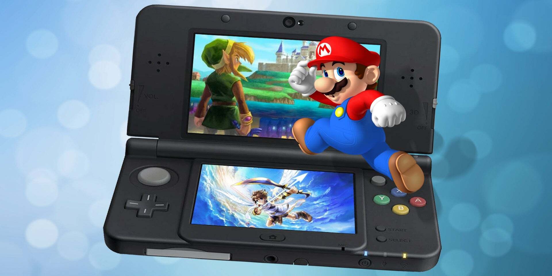 A promotional image for the Nintendo 3DS.