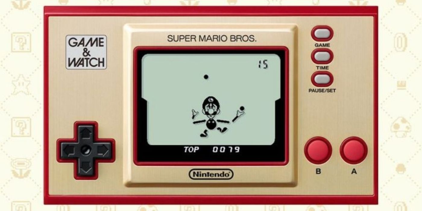 An image of the Nintendo Game and Watch with Mario onscreen.