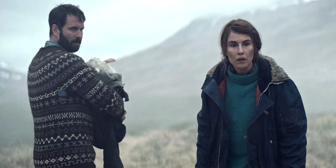 Noomi Rapace and Björn Hlynur Haraldsoon in Lamb