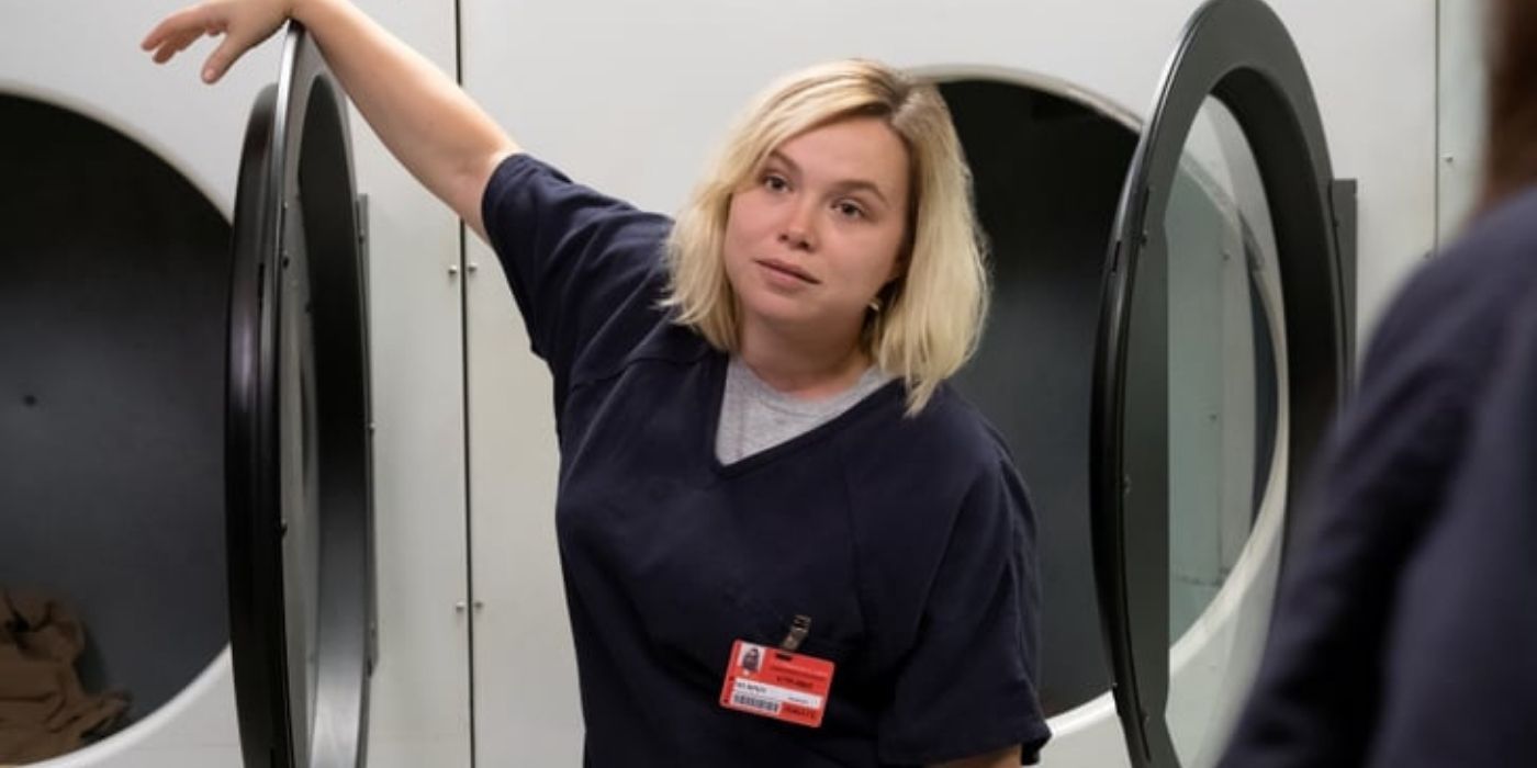 Badison in the loundry room in Orange is the New Black