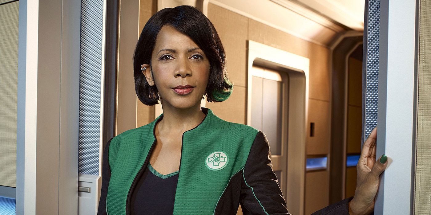 Doctor Claire Finn, chief medical officer on The Orville