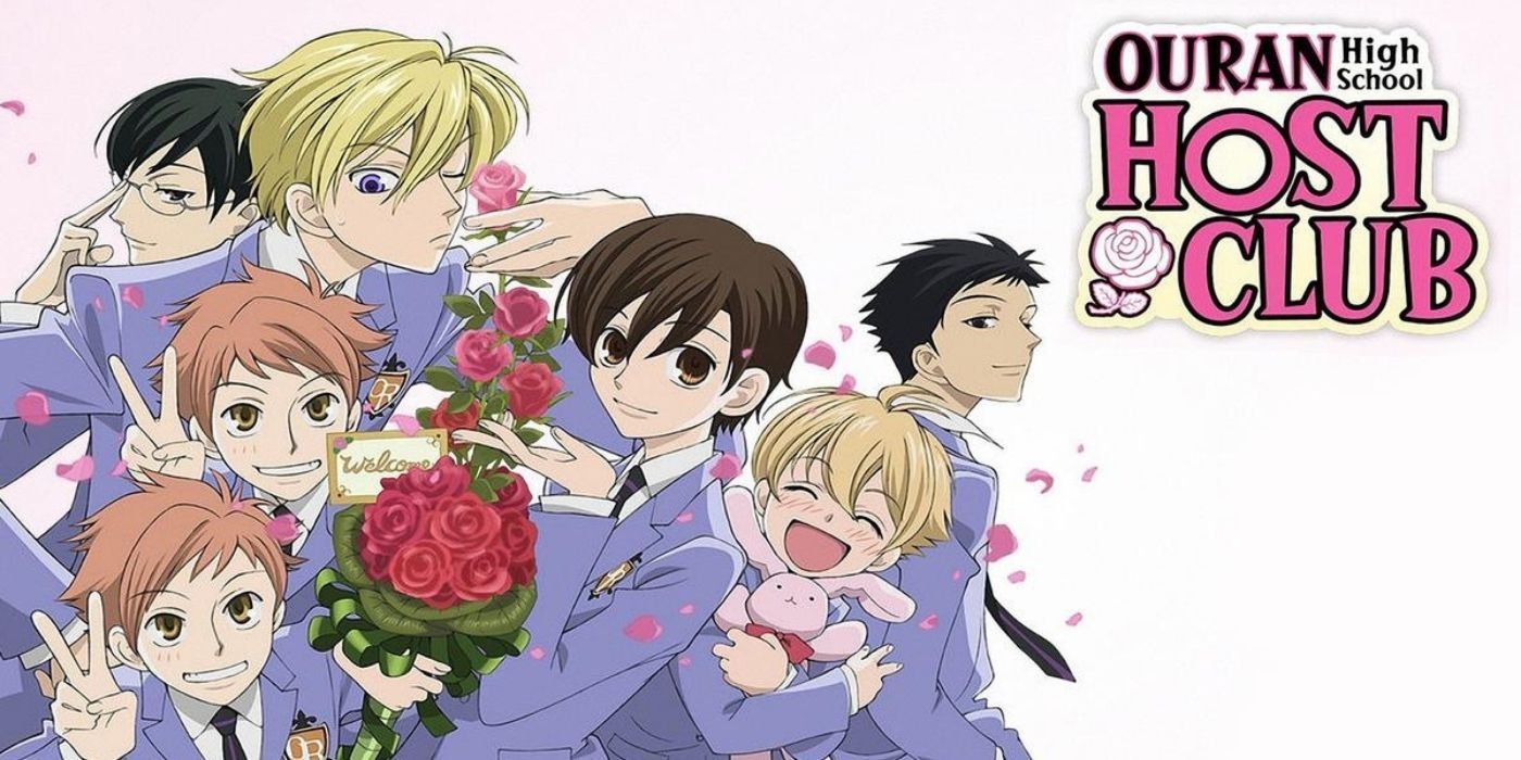 Haruhi and the characters from Ouran High School Host Club