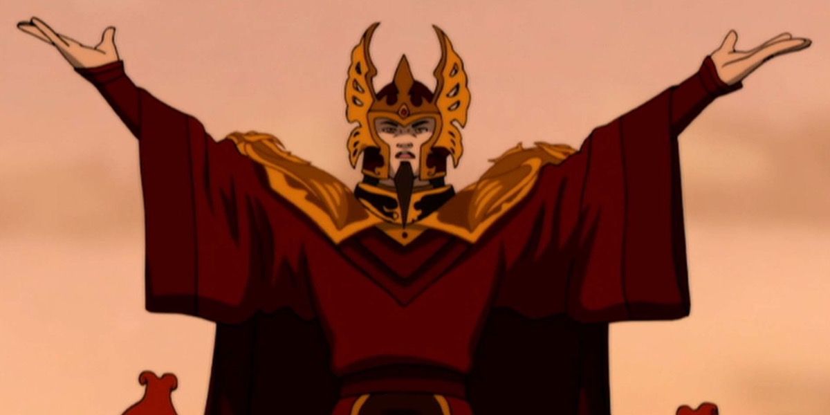 Ozai as the Phoenix King in Avatar The Last Airbender.