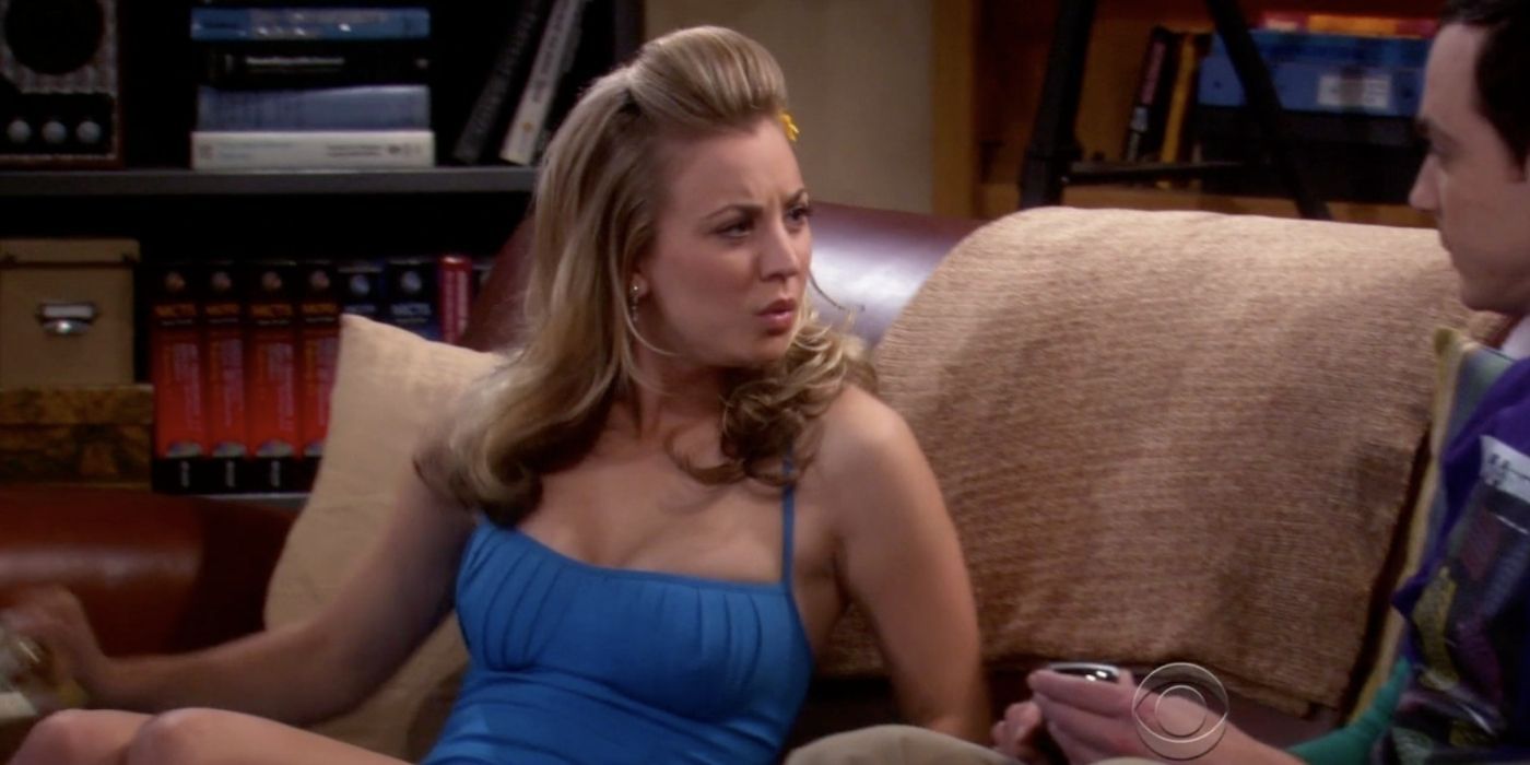 Penny looking shocked at Sheldon on TBBT