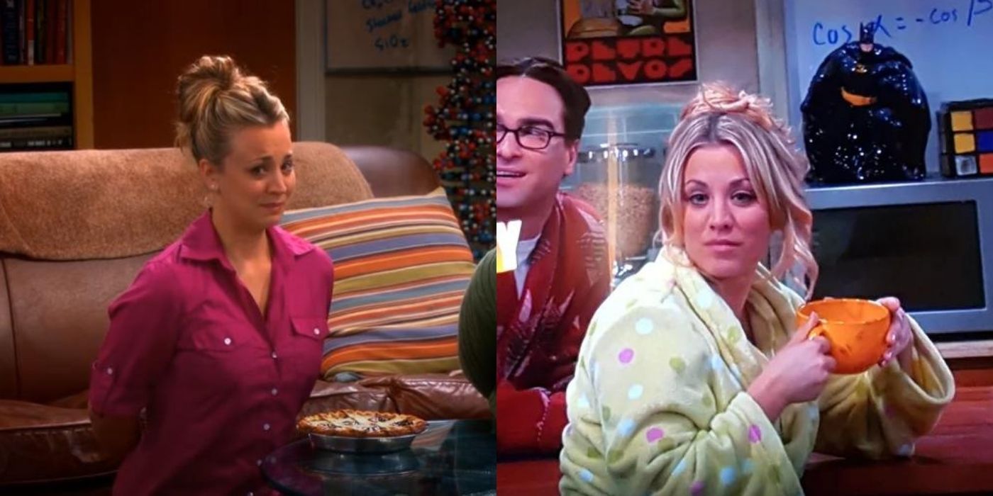 Penny looks at the camera twice on The Big Bang Theory
