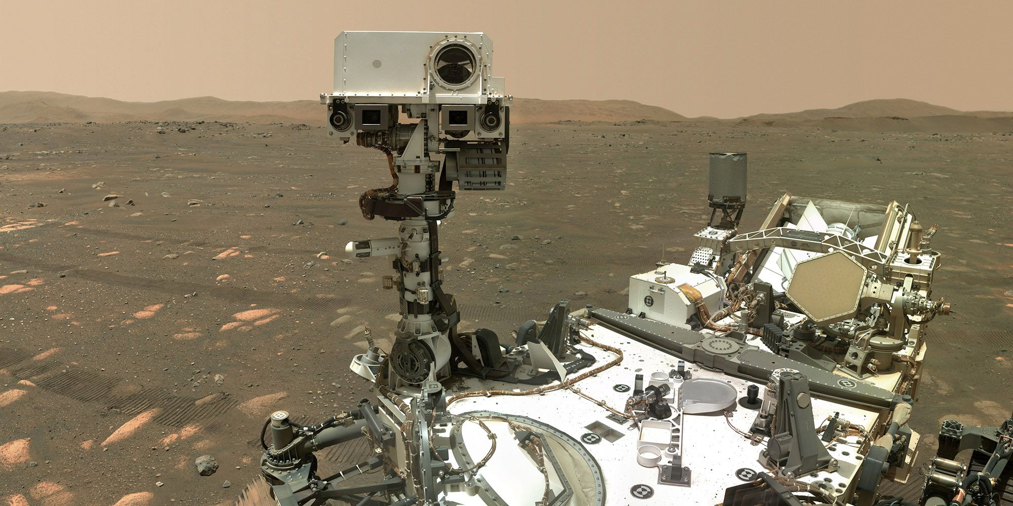 Perseverance Rover Mars Selfie
