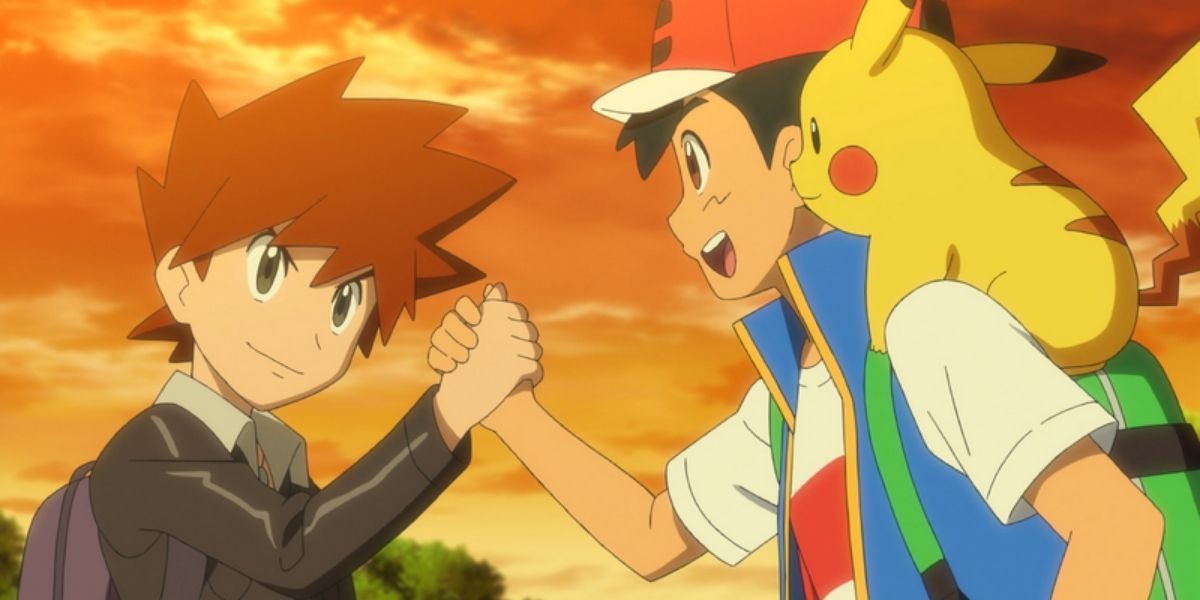 Ash and Gary shake hands