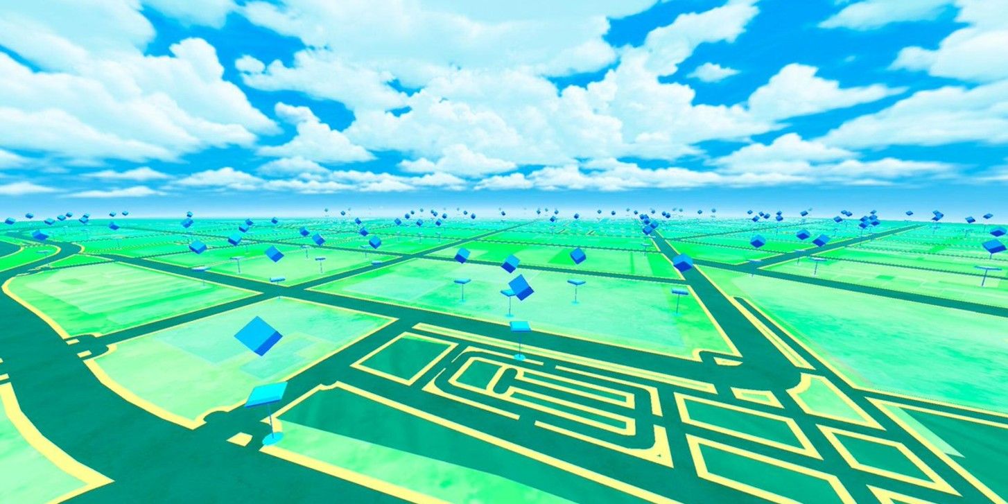 Pokémon GO Glitch Puts Player In Map World In AR.
