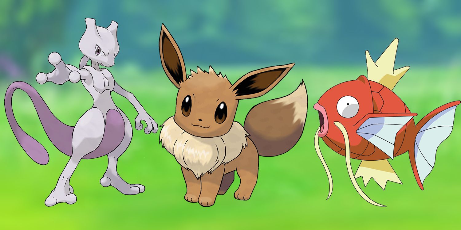 Pokémon GO's Most Popular Buddies Include Eevee, Mewtwo, & Magikarp