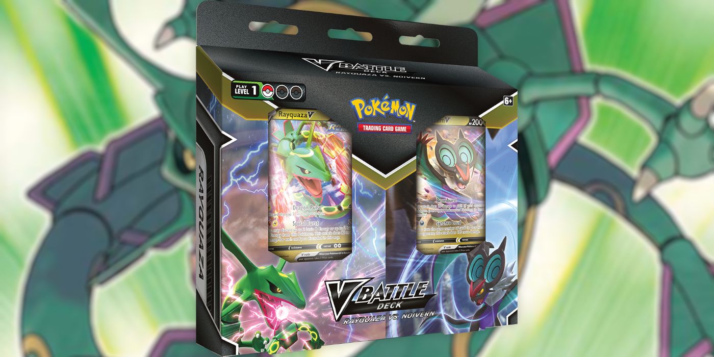 Pokemon TCG: V Battle Deck Bundle - Rayquaza vs. Noivern, Card Games