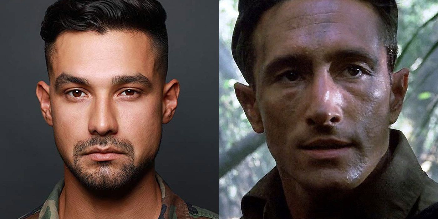 Split image of Jerry Wolf and Poncho from Predator