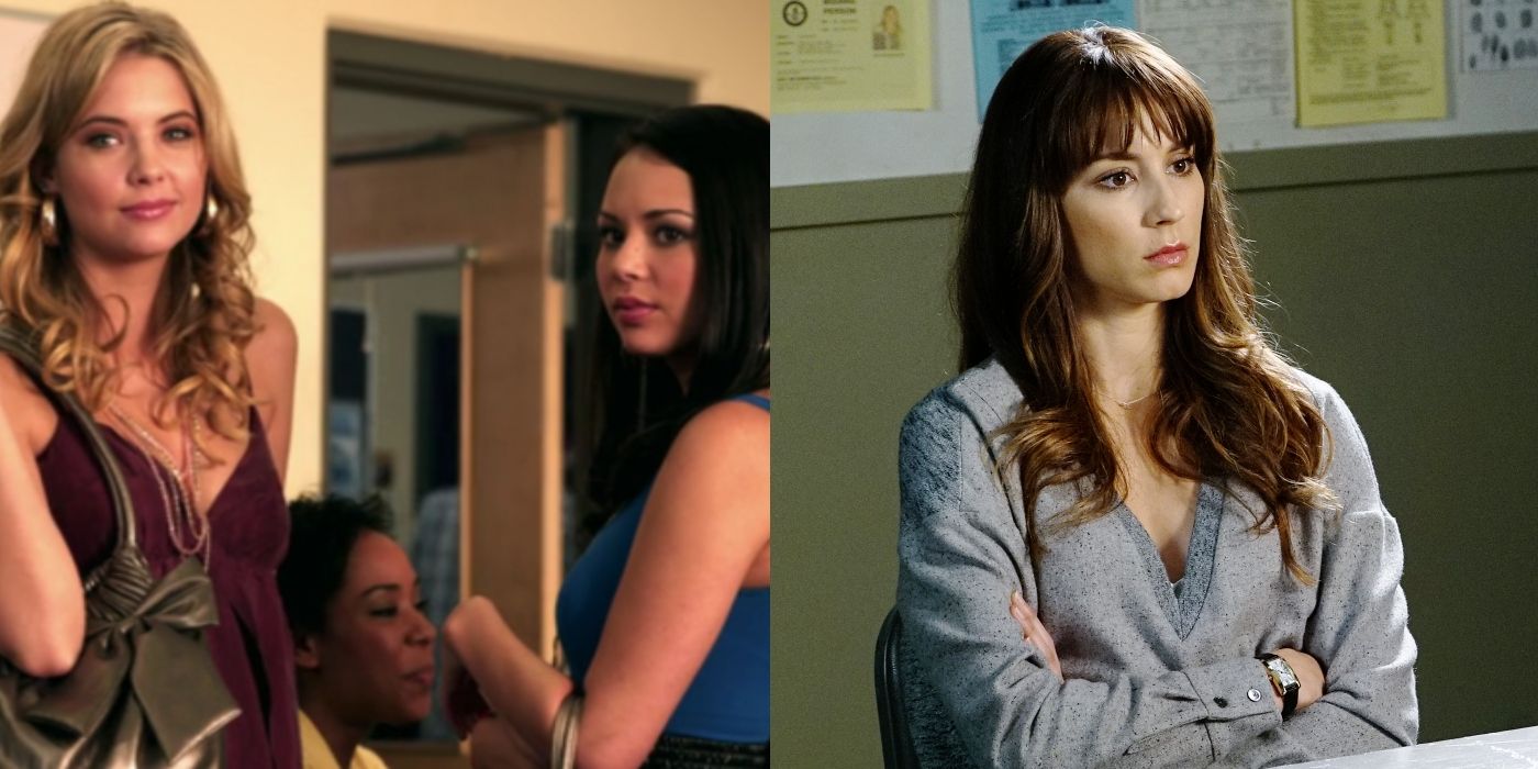 Split featured image of Hanna and Mona and Spencer on Pretty Little Liars