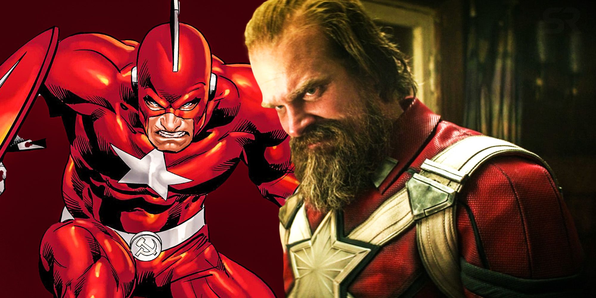 Red Guardian david Harbour Black widow Comparison to the comics
