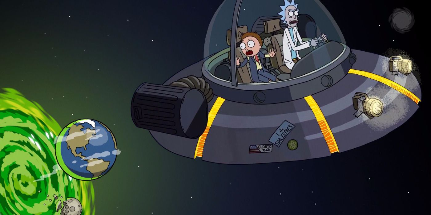 Rick & Morty Celebrates World UFO Day With News Video Of Rick's Ship