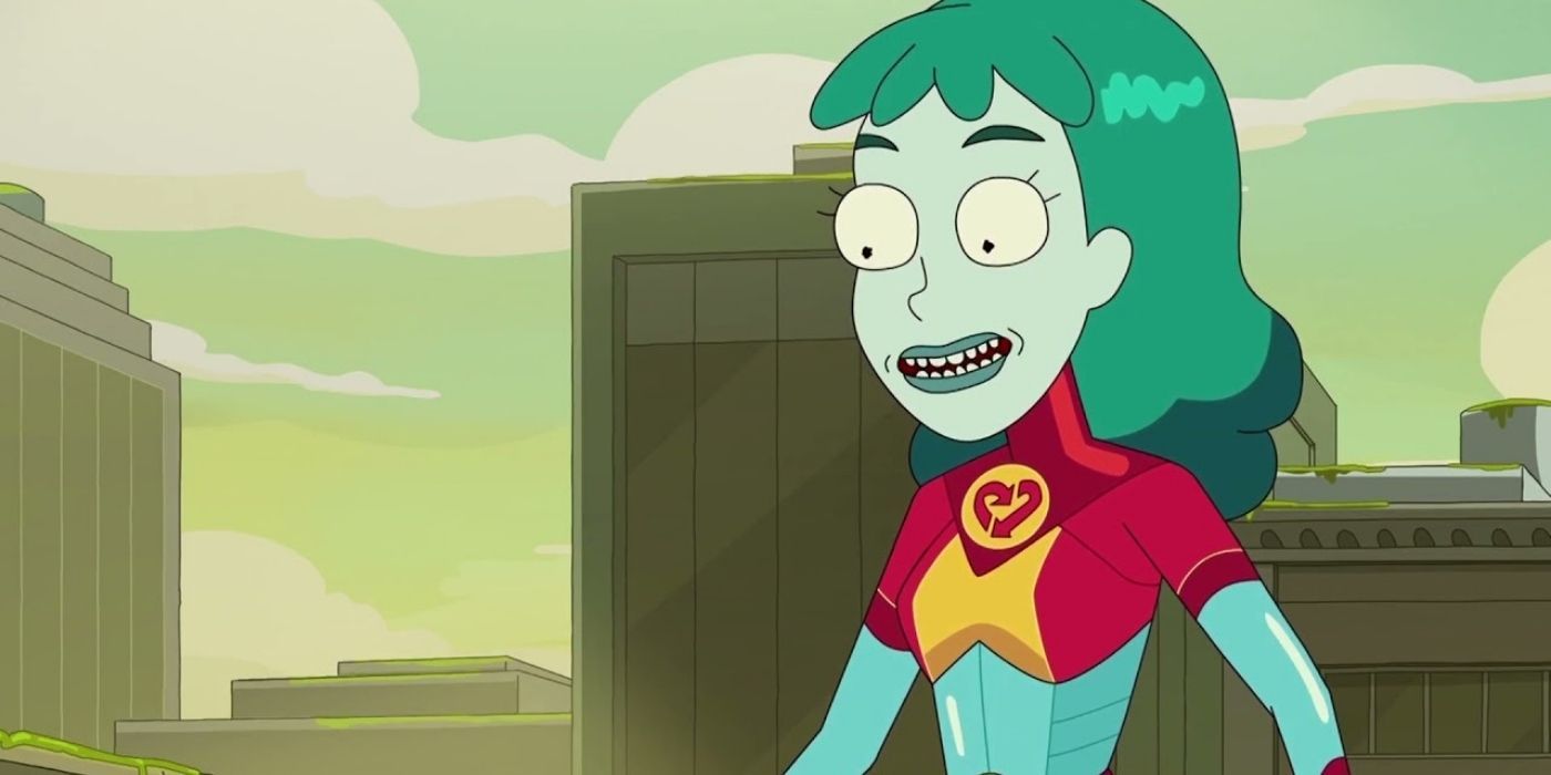 PLanetina smiling in Rick and Morty