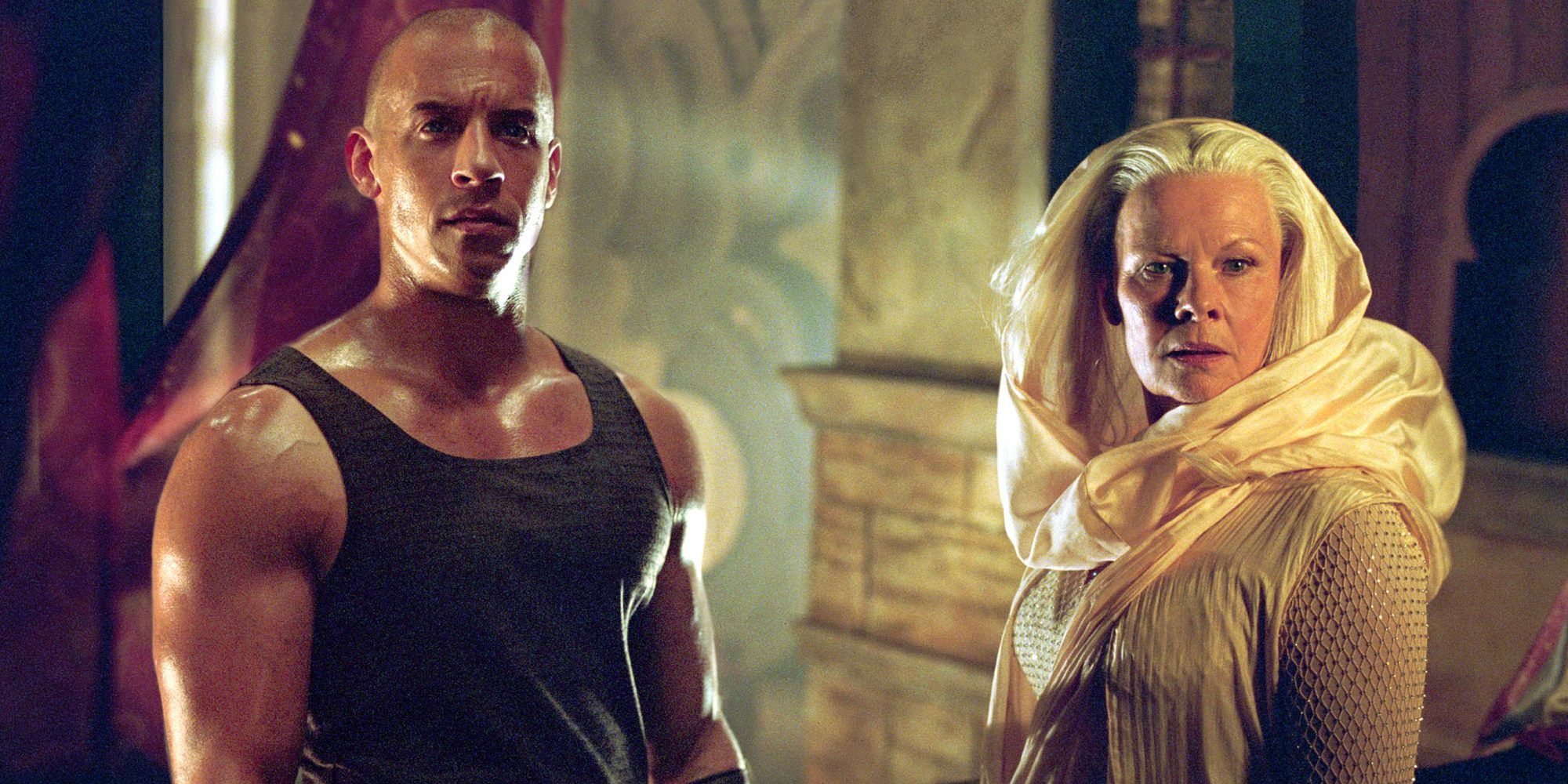 Riddick and Aereon on Helion Prime in The Chronicles Of Riddick