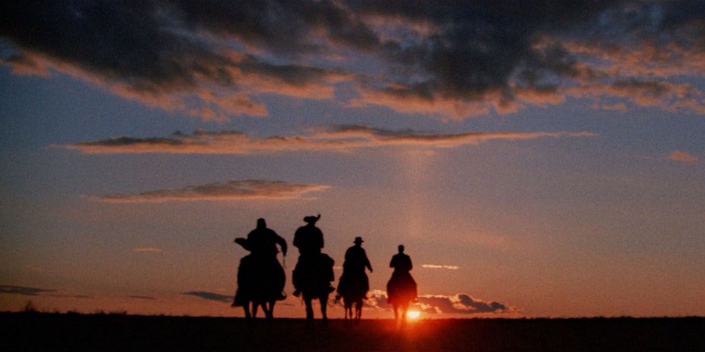 Riding into the sunset in Indiana Jones And The Last Crusade.