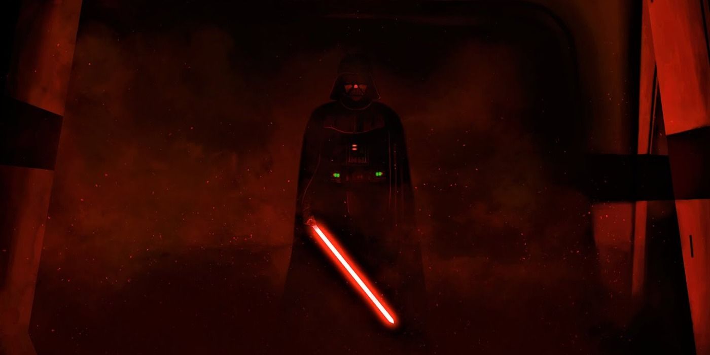 Darth Vader going after the Death Star plans
