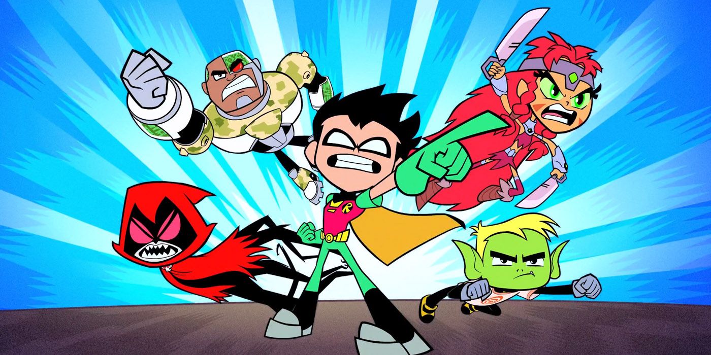 Robin creates the Ultimate Teen Titans Go.