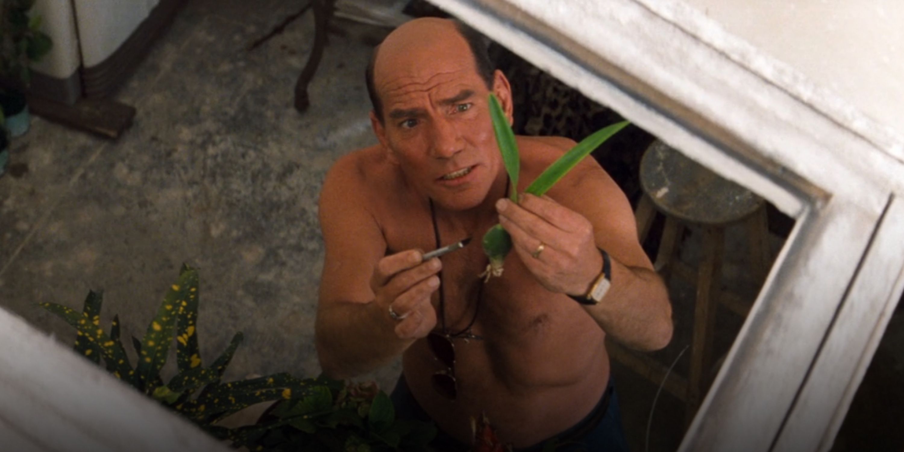 Pete Postlethwaite as Father Laurence in Romeo + Juliet