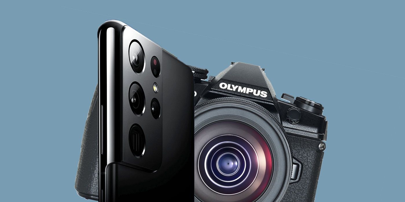 Samsung with olympus camera
