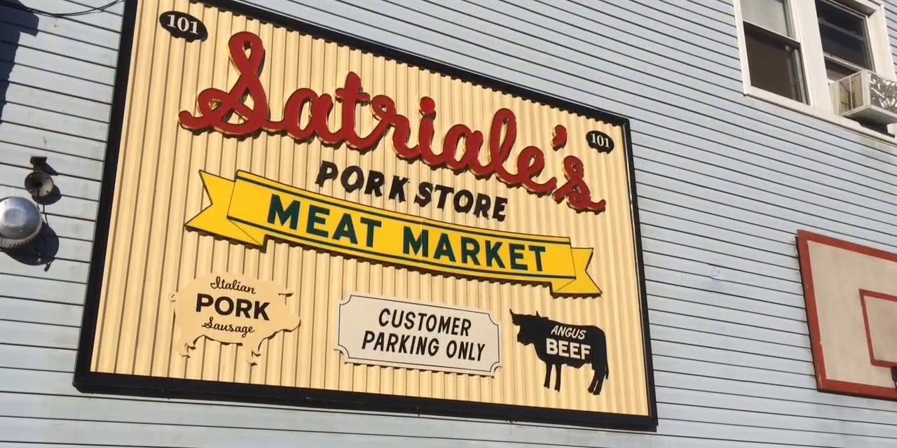 An exterior view of Sopranos location, the Satriale's pork store