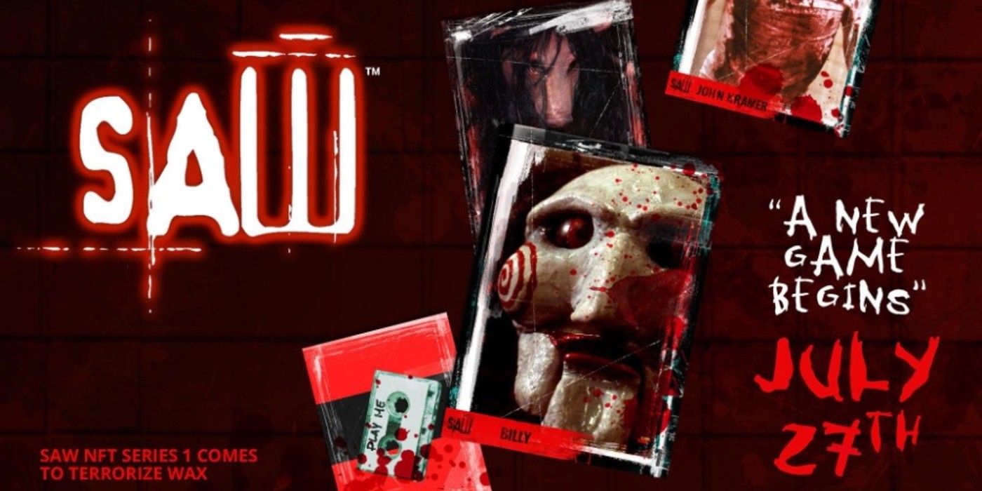 Saw NFT Series 1 featuring an image of Jigsaw