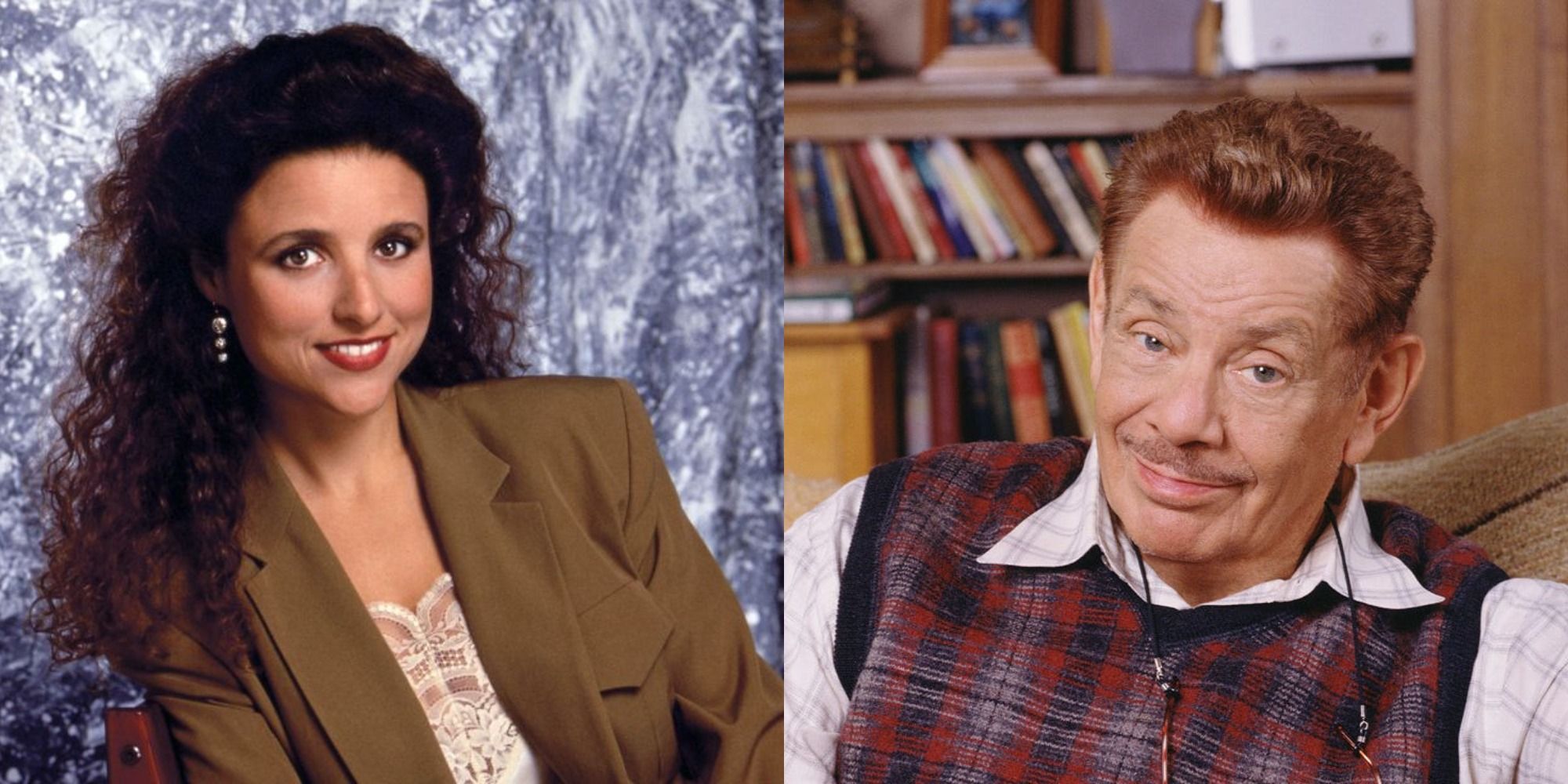 Seinfeld: Split image of Elaine and