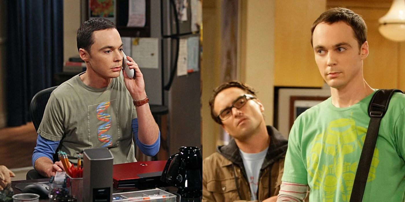 Sheldon and Leonard's clothes on The Big Bang Theory