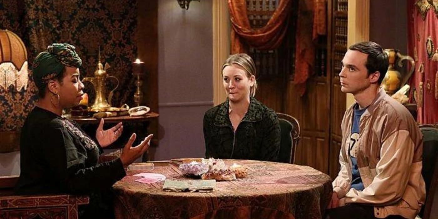 Sheldon and Penny go to a psychic on The Big Bang Theory