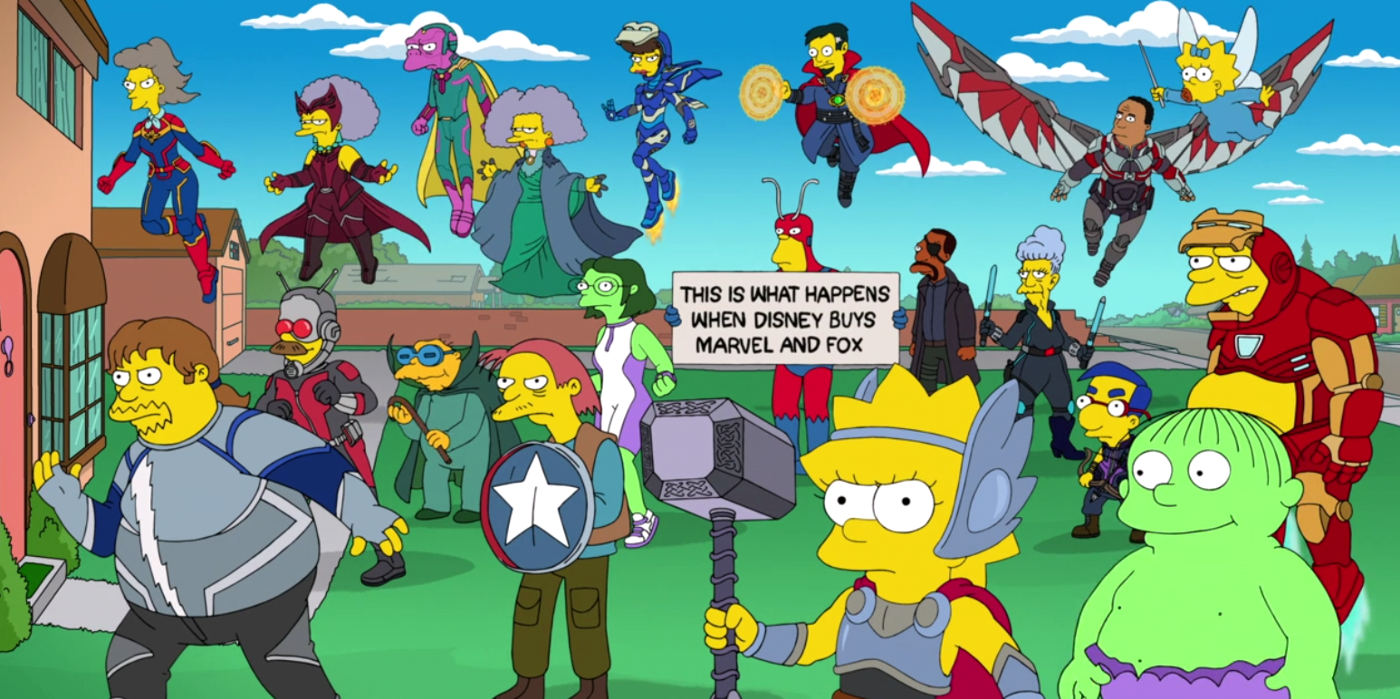 Simpsons Marvel Characters